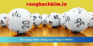 Đa dạng chức năng tại trang website